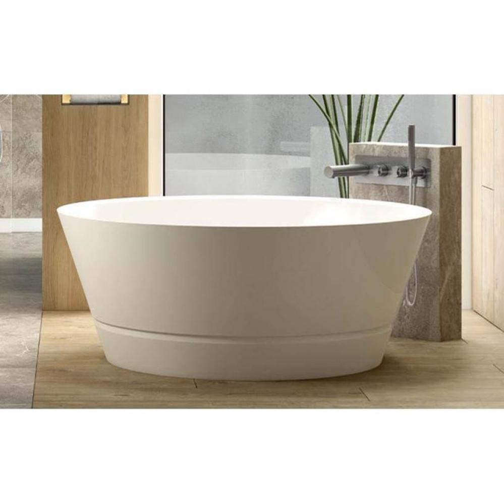 Taizu freestanding tub with overflow. Paint
