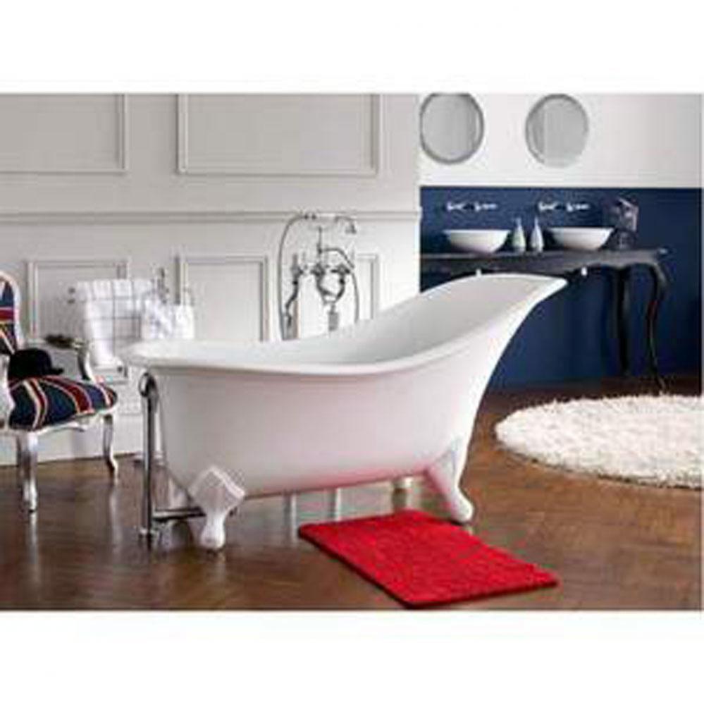 Drayton freestanding slipper tub with overflow. Paint finish. ENGLISHCAST®