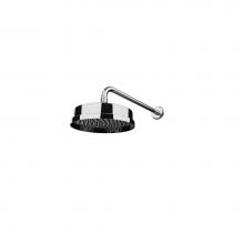 Victoria And Albert FLO-41-BN - Wall mounted fixed shower head and arm. Brushed