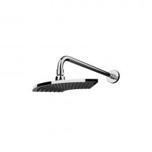 Victoria And Albert TU-41-BN - Wall mounted fixed shower head and arm. Brushed