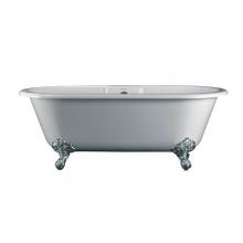 Victoria And Albert CHE-N-SW-OF + FT-CHE-PC - Cheshire freestanding tub with overflow. Adjustable Polished Chrome Ball & Claw