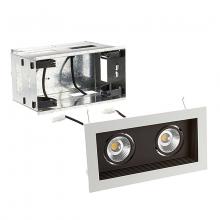 WAC Canada MT-3LD211R-F930-BK - Mini Multiple LED Two Light Remodel Housing with Trim and Light Engine