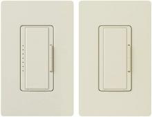 Lutron Electronics MACL-153M-RHW-AL - MAESTRO LED+ REMOTE KIT ALMOND WALLPLATE