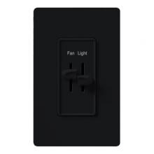 Lutron Electronics S2-LF-BL - SKYLARK DUAL FAN/LIGHT BLACK