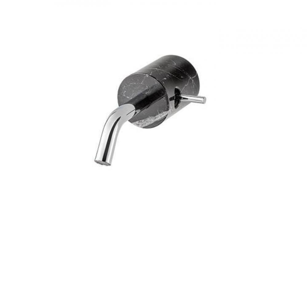 Cl28 Marmo Wallmount Lav Faucet-1 Handle -Black