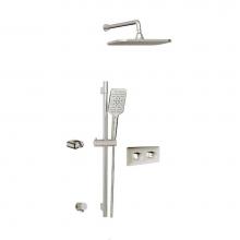 Aquabrass ABSZINABOX01GBN - Inabox 1 Shower Faucet - 2 Way Non Shared -T12123 Valve Required