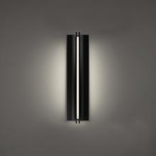  WS-W82522-27-BK - Strait Outdoor Wall Sconce Light