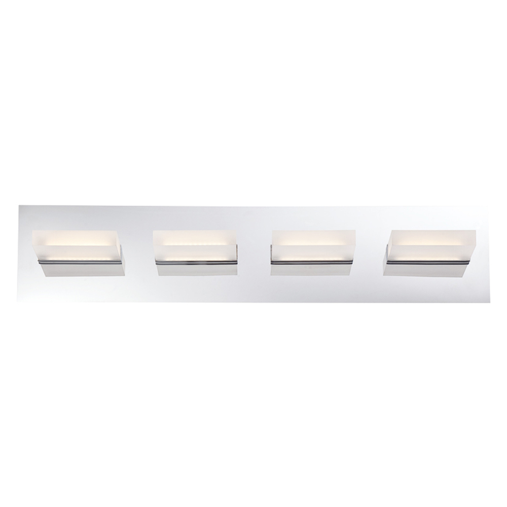 Olson, 4LT LED Bathbar, Chrome