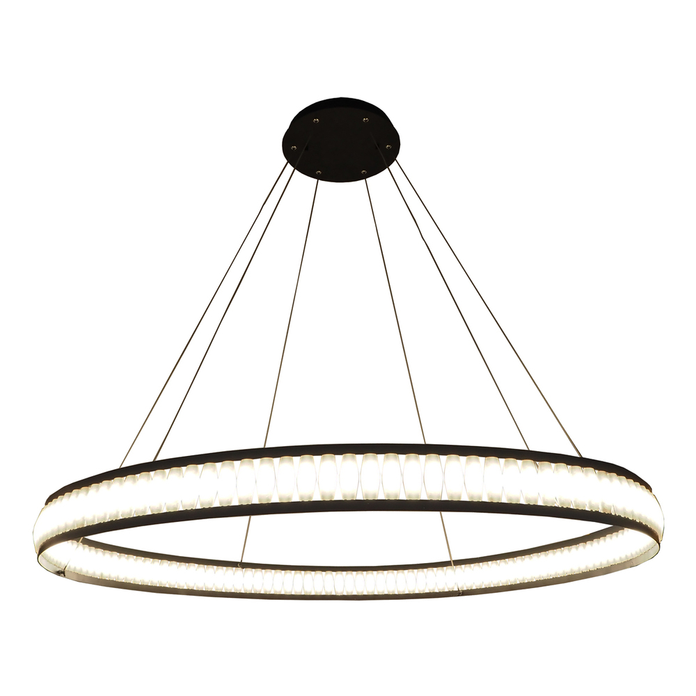 Forster, Chandelier, LED, Med, Blk