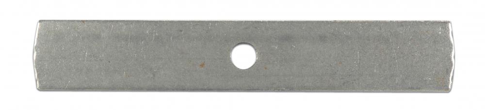 Flat Heavy Duty Crossbar; 1/8 IP Center Hole Only; No Screw Holes; 1" x 6"