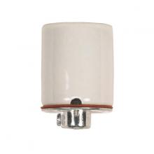  80/2047 - Keyless Porcelain Socket With 2 Wireways; Metal 1/8 IP Cap; Glazed; 660W; 250V