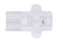 Satco Products Inc. 80/2518 - Female Slide Plug; Polarized; 18/2-SPT-1; 6A-125V; Clear Silver Finish