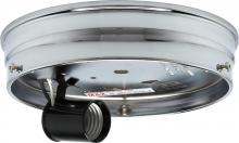  90/755 - 6" 1-Light Ceiling Pan; Chrome Finish; Includes Hardware; 60W Max