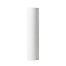  90/908 - Plastic Candle Cover; White Plastic; 13/16" Inside Diameter; 7/8" Outside Diameter; 12"