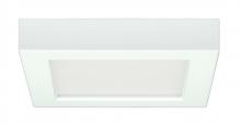 Satco Products Inc. S21505 - Blink - 10.5W- 5.5" Surface Mount LED - 4000K- Square Shape - White Finish - 120V