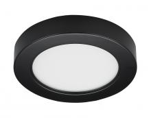 Satco Products Inc. S21526 - Blink - 10.5W- 5.5" Surface Mount LED - 3000K- Round Shape - Black Finish - 120V