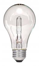Satco Products Inc. S2403 - 53 Watt; Halogen; A19; Clear; 1000 Average rated hours; 1050 Lumens; Medium base; 120 Volt; 2-Pack