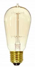 Satco Products Inc. S2413 - 40 Watt ST19 Incandescent; Clear; 3000 Average rated hours; 160 Lumens; Medium base; 120 Volt