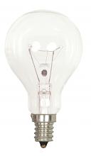 Satco Products Inc. S2742 - 60 Watt A15 Incandescent; Clear; 1000 Average rated hours; 700 Lumens; Candelabra base; 120 Volt;