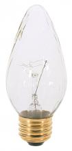 Satco Products Inc. S2767 - 40 Watt F15 Incandescent; Clear; 1500 Average rated hours; 350 Lumens; Medium base; 120 Volt; 2-Card