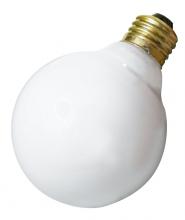 Satco Products Inc. S3441 - 40 Watt G25 Incandescent; Gloss White; 3000 Average rated hours; 320 Lumens; Medium base; 120 Volt