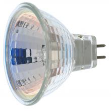 Satco Products Inc. S3462 - 50 Watt; Halogen; MR16; EXT; 2000 Average rated hours; Miniature 2 Pin Round base; 12 Volt; Carded