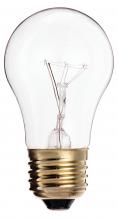 Satco Products Inc. S3810 - 40 Watt A15 Incandescent; Clear; Appliance Lamp; 2500 Average rated hours; 300/225 Lumens; Medium