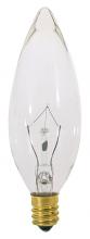 Satco Products Inc. S4712 - 40 Watt BA9 1/2 Incandescent; Clear; 1500 Average rated hours; 370 Lumens; European base; 120 Volt;