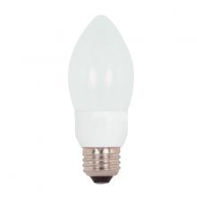 Satco Products Inc. S5582 - 5 Watt; B11 Compact Fluorescent; 2700K; 82 CRI; Medium base; 120 Volt