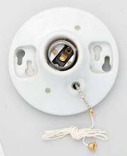 Satco Products Inc. S70/591 - Porcelain Lamp Holder With Pull Chain