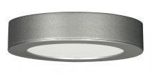 Satco Products Inc. S9194 - 13.5 watt; 7" Flush Mount LED Fixture; 3000K; Deep Dish; Satin Nickel; 120 volts