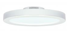 Satco Products Inc. S9240 - Discontinued - 18.5 watt; 9.5" Flush Mount LED Fixture; 3000K; White finish; 120 volts