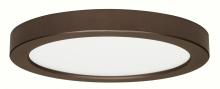 Satco Products Inc. S9338 - 18.5 watt; 9" Flush Mount LED Fixture; 2700K; Round Shape; Bronze Finish; 120 volts