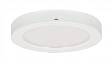 Satco Products Inc. S9364 - 13.5 watt; 7" Flush Mount LED Fixture; 3000K; 90 CRI; Round Shape; White Finish; 120 volts