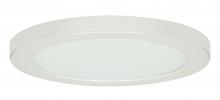 Satco Products Inc. S9650 - 25 watt; 13" Flush Mount LED Fixture; 3000K; Round Shape; White Finish; 120 volts