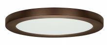 Satco Products Inc. S9652 - 25 watt; 13" Flush Mount LED Fixture; 3000K; Round Shape; Bronze Finish; 120 volts