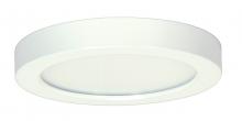Satco Products Inc. S9655 - 13.5 watt; 7" Flush Mount LED Fixture; 4000K; Round Shape; White Finish; 120 volts