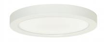 Satco Products Inc. S9690 - 18.5 watt; 9" Flush Mount LED Fixture; 4000K; Round Shape; White Finish; 120 volts