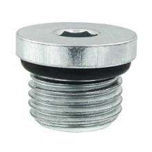 Paulin DSO1018-4 - 7/16-20" Pipe Plug Hex Socket w/O-Ring Steel