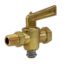 Paulin D48-A - 1/8" Drain Cock Plug Type Brass
