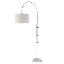 Regina Andrew 14-1004PN - Regina Andrew Arc Floor Lamp With Fabric Shade