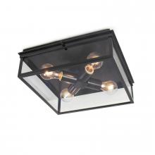  17-1011BLK - Regina Andrew Sydney Outdoor Flush Mount (Black)