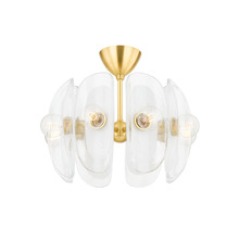  9122-AGB - 8 LIGHT SEMI FLUSH