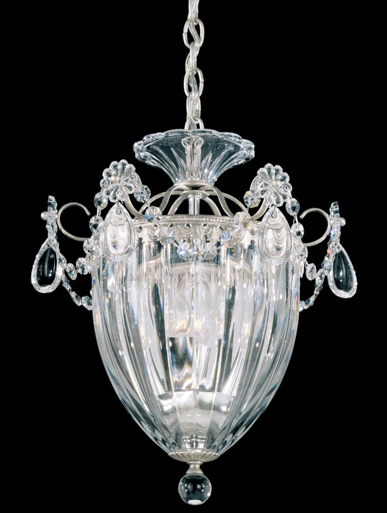 Bagatelle 3 Light 120V Mini Pendant in Heirloom Gold with Clear Heritage Handcut Crystal