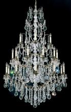  5782-48H - Bordeaux 25 Light 120V Chandelier in Antique Silver with Clear Heritage Handcut Crystal