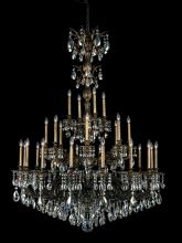 Schonbek 1870 5688-26S - Milano 28 Light 120V Chandelier in French Gold with Clear Crystals from Swarovski