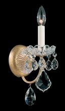 Schonbek 1870 3650-211H - New Orleans 1 Light 120V Wall Sconce in Aurelia with Clear Heritage Handcut Crystal