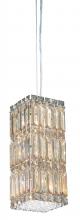 Schonbek 1870 2252S - Quantum 6 Light 120V Mini Pendant in Polished Stainless Steel with Clear Crystals from Swarovski