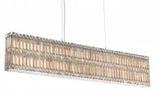 Schonbek 1870 2267S - Quantum 17 Light 120V Linear Pendant in Polished Stainless Steel with Clear Crystals from Swarovsk