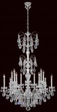  ST1952N-48S - Sonatina 14 Light 120V Chandelier in Antique Silver with Clear Crystals from Swarovski